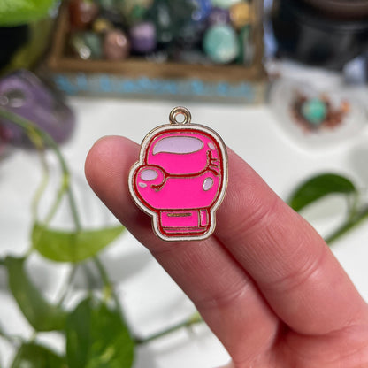 Pink Boxing Glove Charm