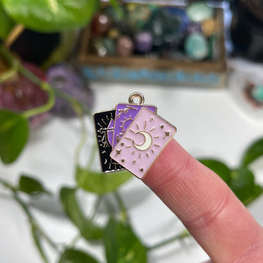 Mystic Shuffle Tarot Charm