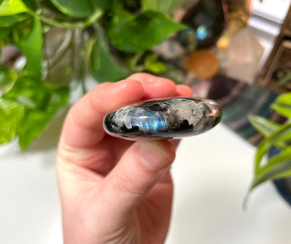 Rainbow Moonstone Palm Stone