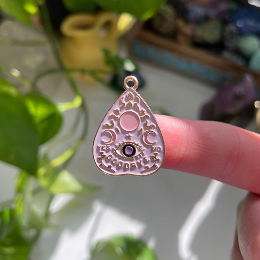 Purple Ouija Planchette Charm