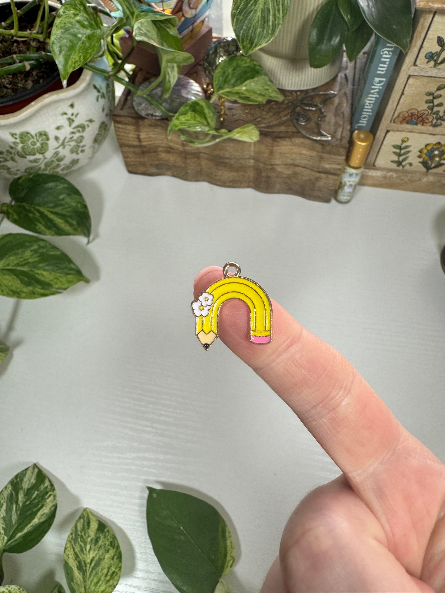 Pencil U-Turn Charm