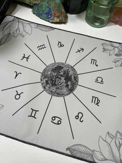 Grey Astrology Casting Cloth