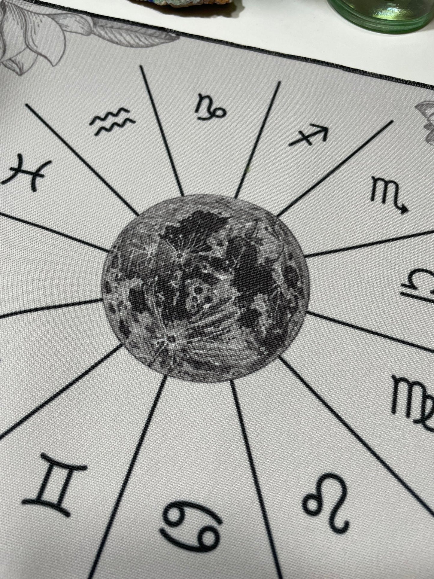 Grey Astrology Casting Cloth