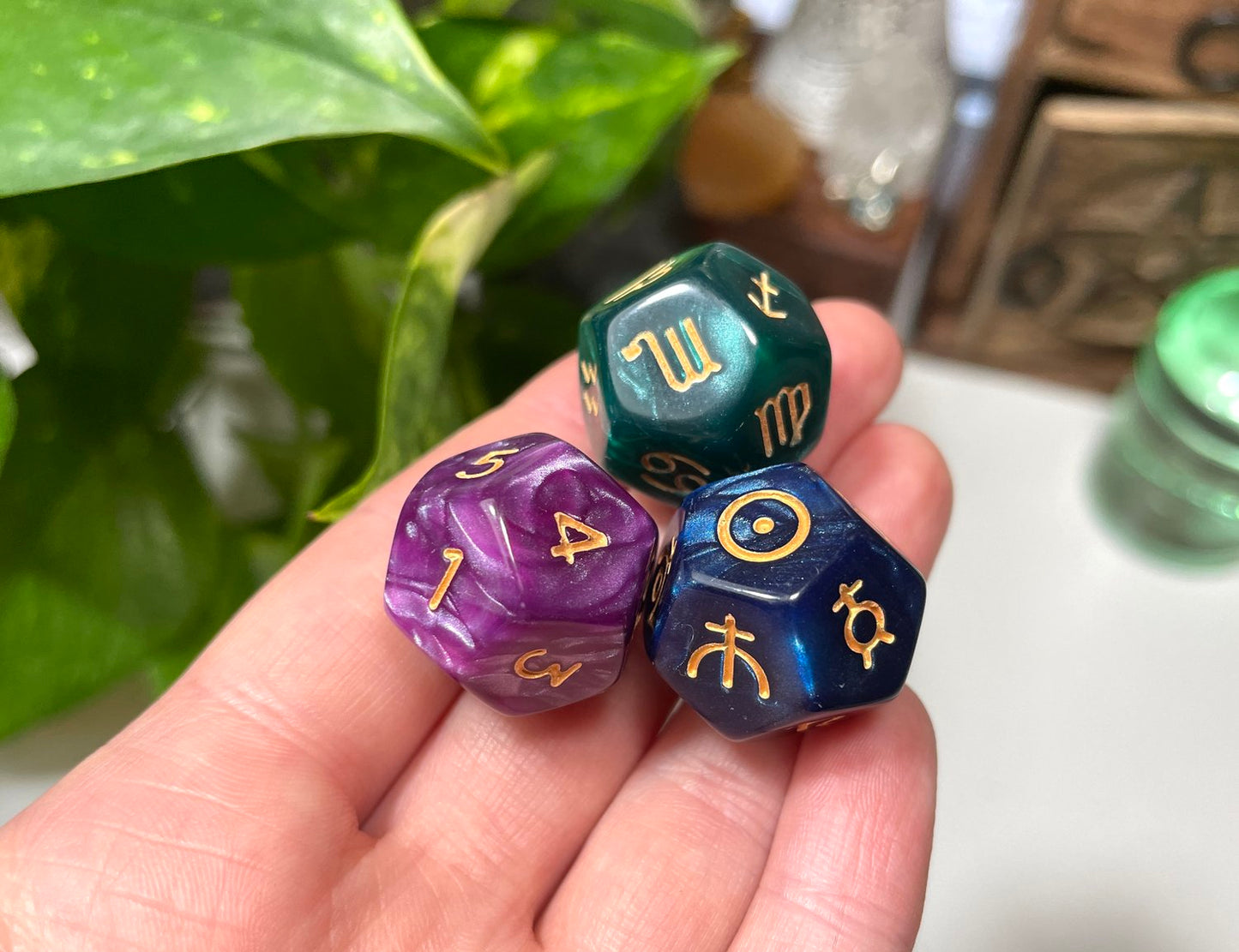 Astrology Divination Dice Set