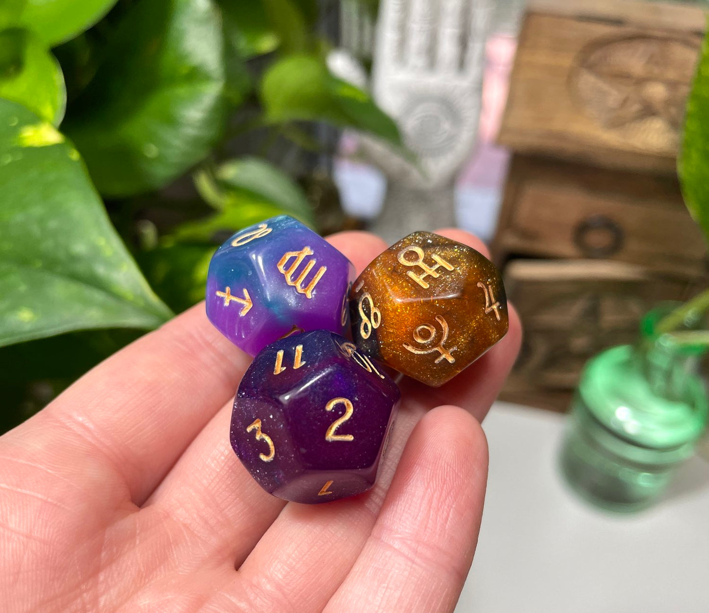 Astrology Divination Dice Set