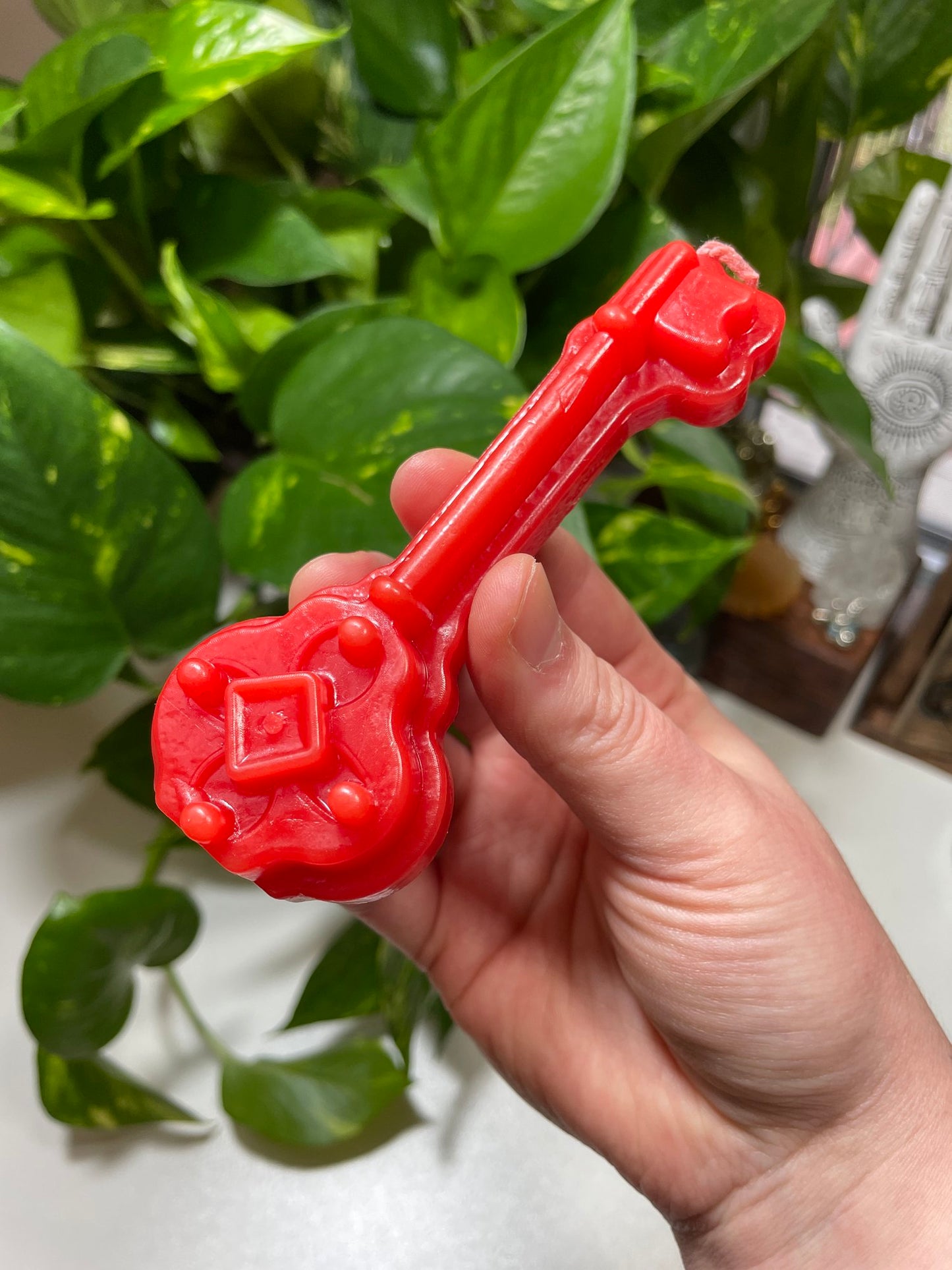 Key Candle for Ritual (Red)