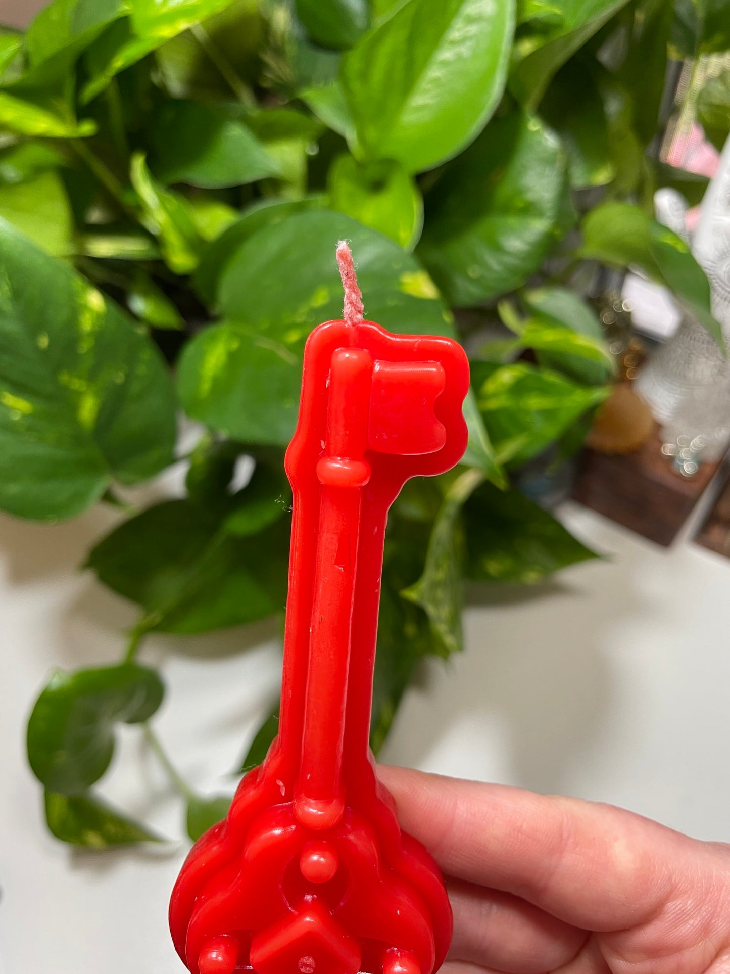 Key Candle for Ritual (Red)