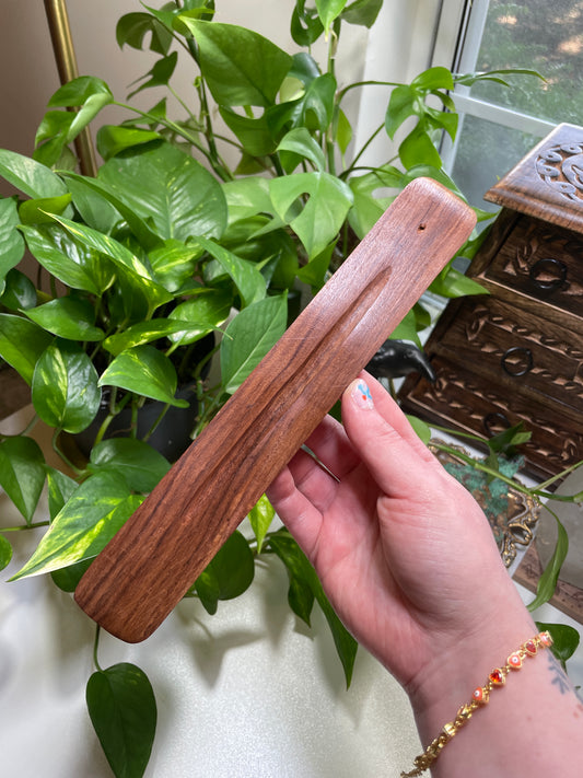 Plain Wooden Incense Holder