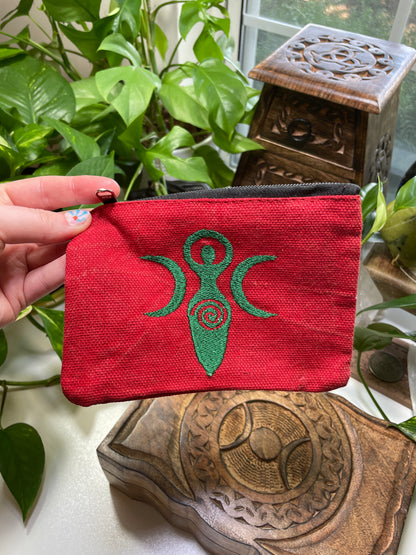 Embroidered Coin Purse