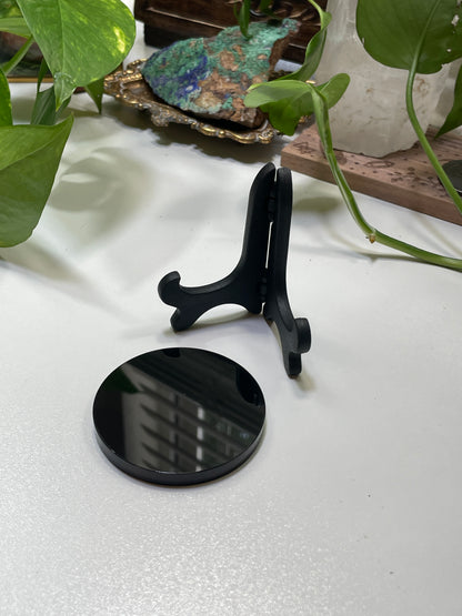 Mini Obsidian Scrying Mirror