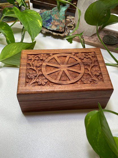 Wheel of the Year Wooden Box