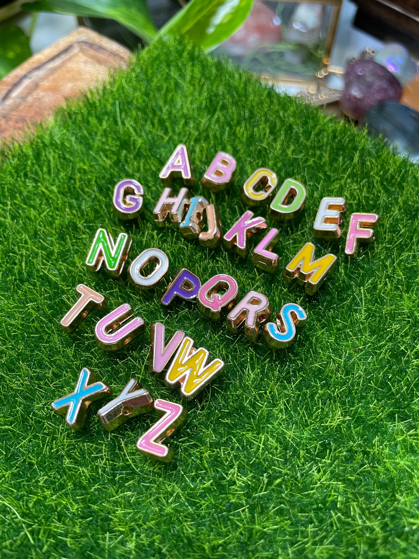 26 Pack of Enamel Letters A-Z (Colorful)