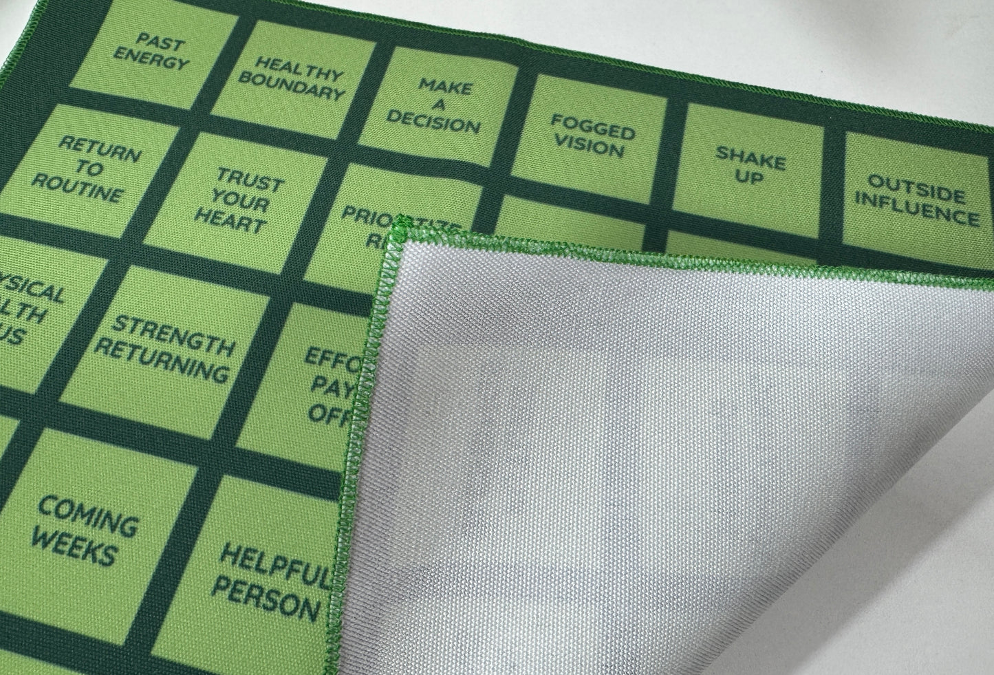 Green Grid Casting Cloth