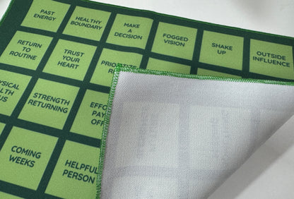 Green Grid Casting Cloth