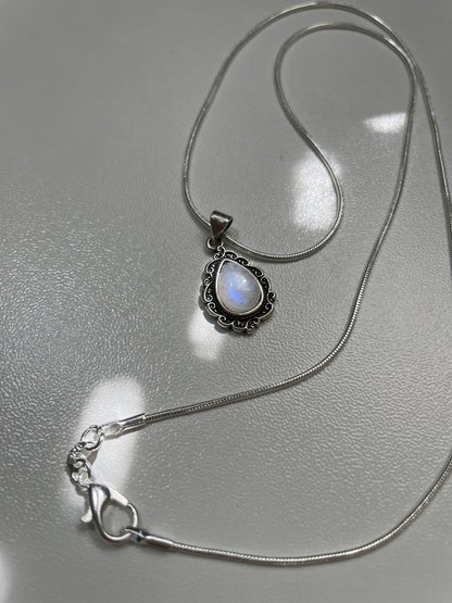 Celestial Priestess Moonstone Necklace