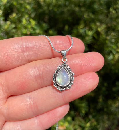 Celestial Priestess Moonstone Necklace