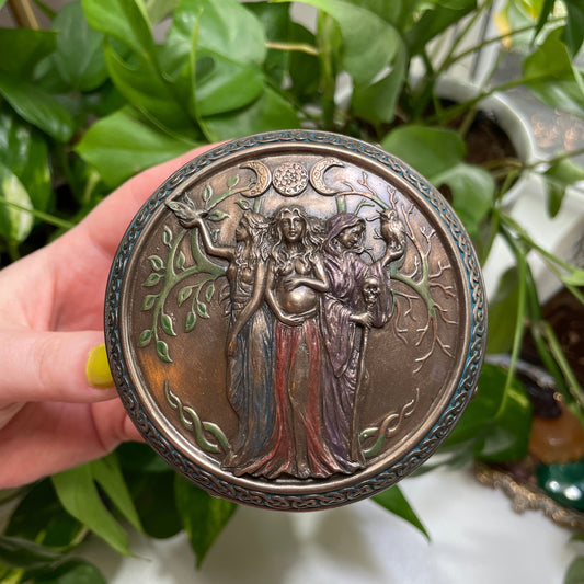 Triple Goddess Maiden Mother Crone Box