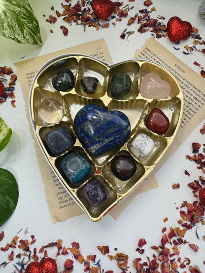 Sacred Heart Crystal Collection – Valentine’s Day Gift & Self-Love Ritual Box