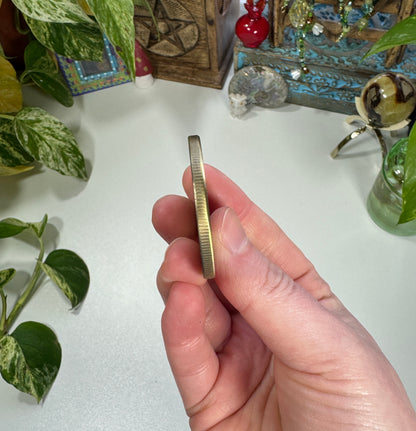 Yes No Divination Coin (Bronze)