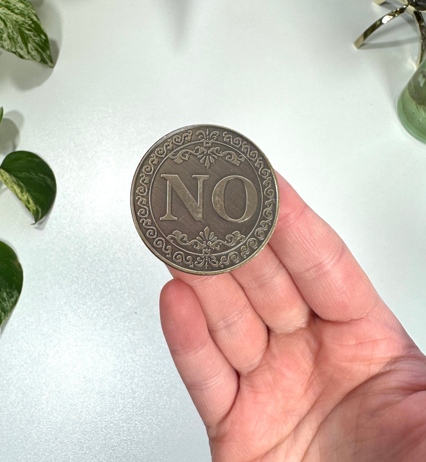 Yes No Divination Coin (Bronze)