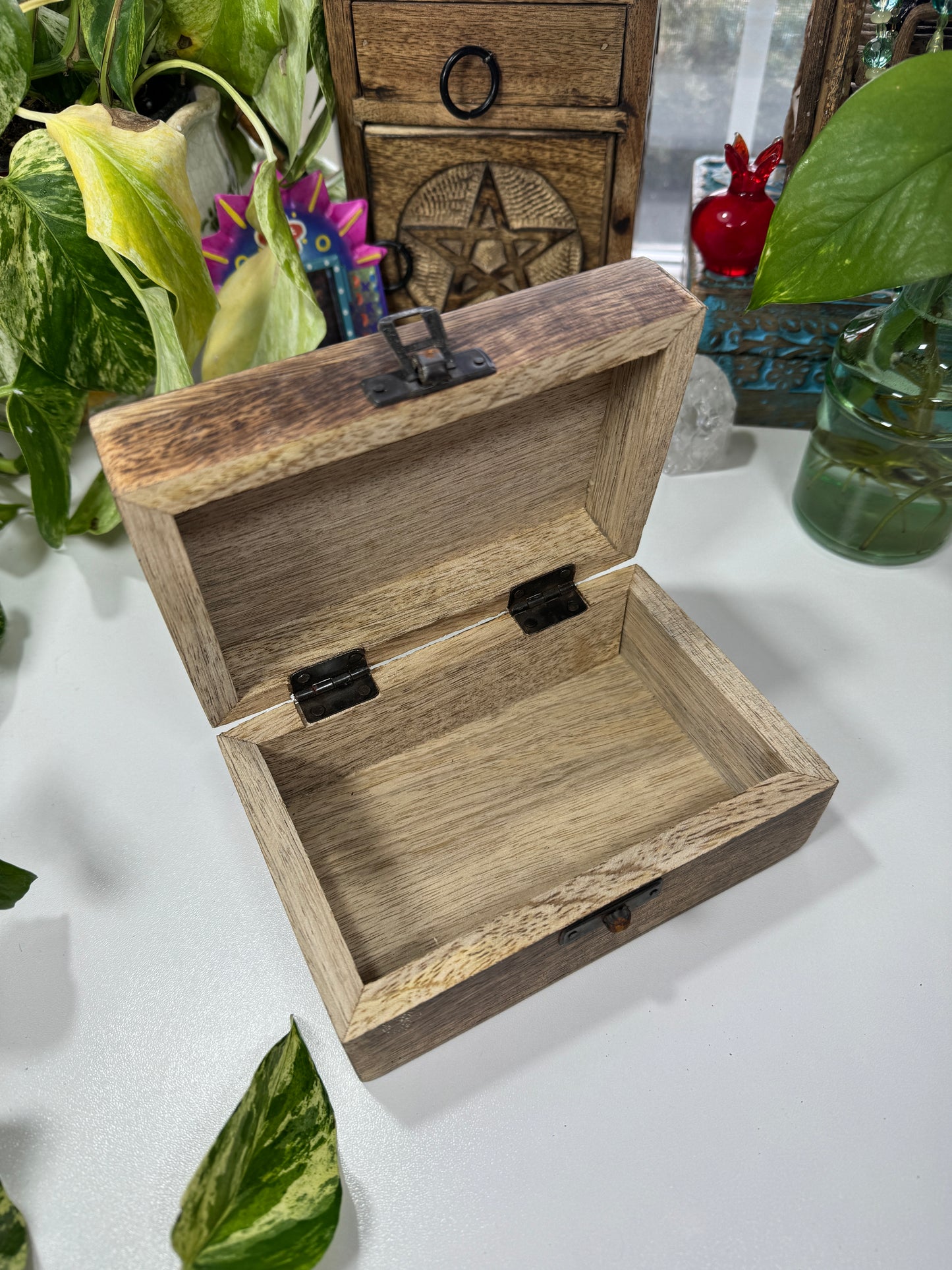 Celtic Druid Wooden Chest