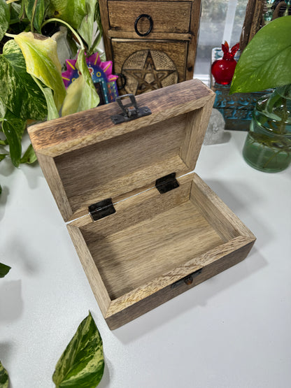 Celtic Druid Wooden Chest