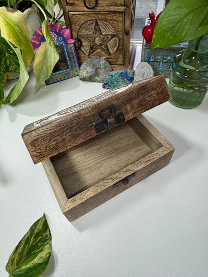 Celtic Druid Wooden Chest