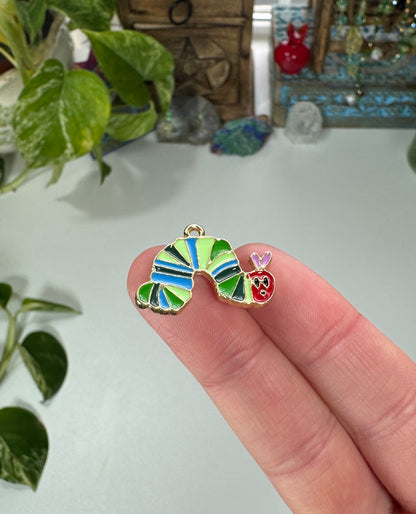 Caterpillar Charm