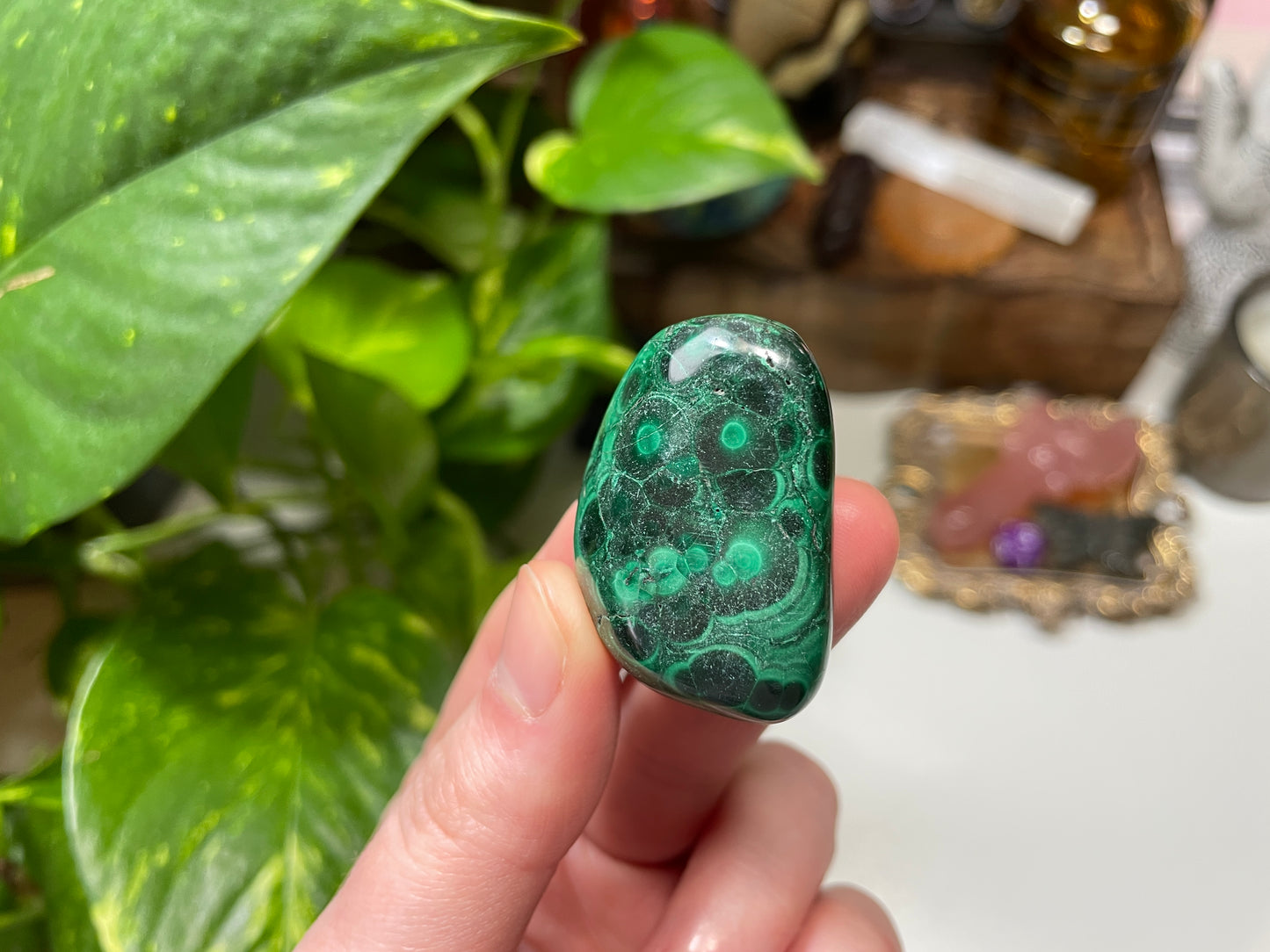 Large Malachite Tumbles