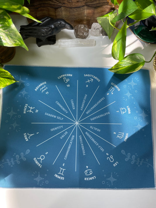 Astrology 12 House Casting Cloth