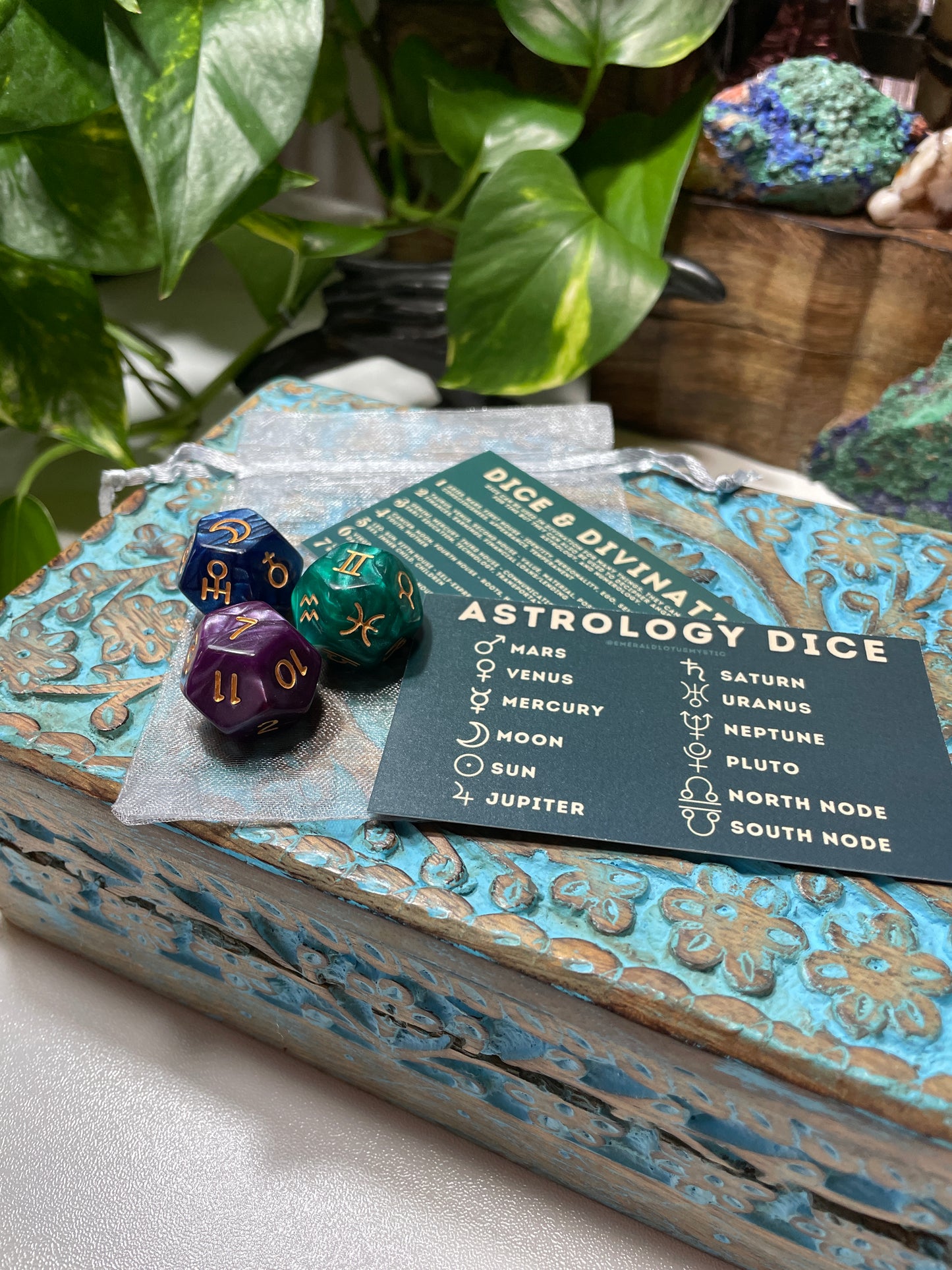 Astrology Divination Dice Set