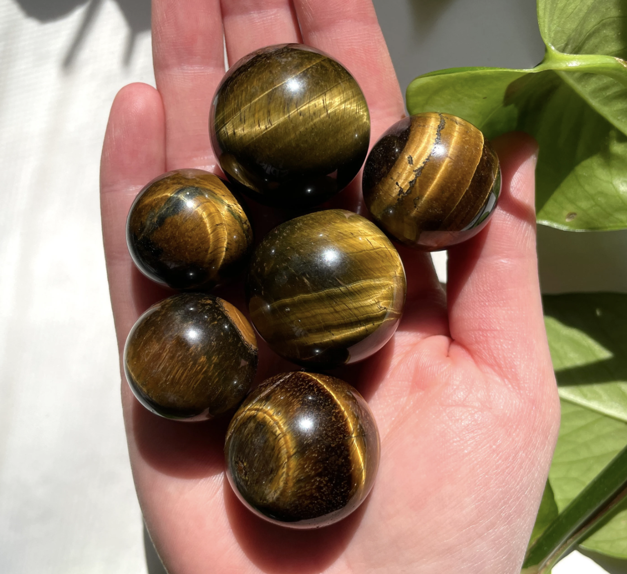 Tigers Eye Mini Sphere