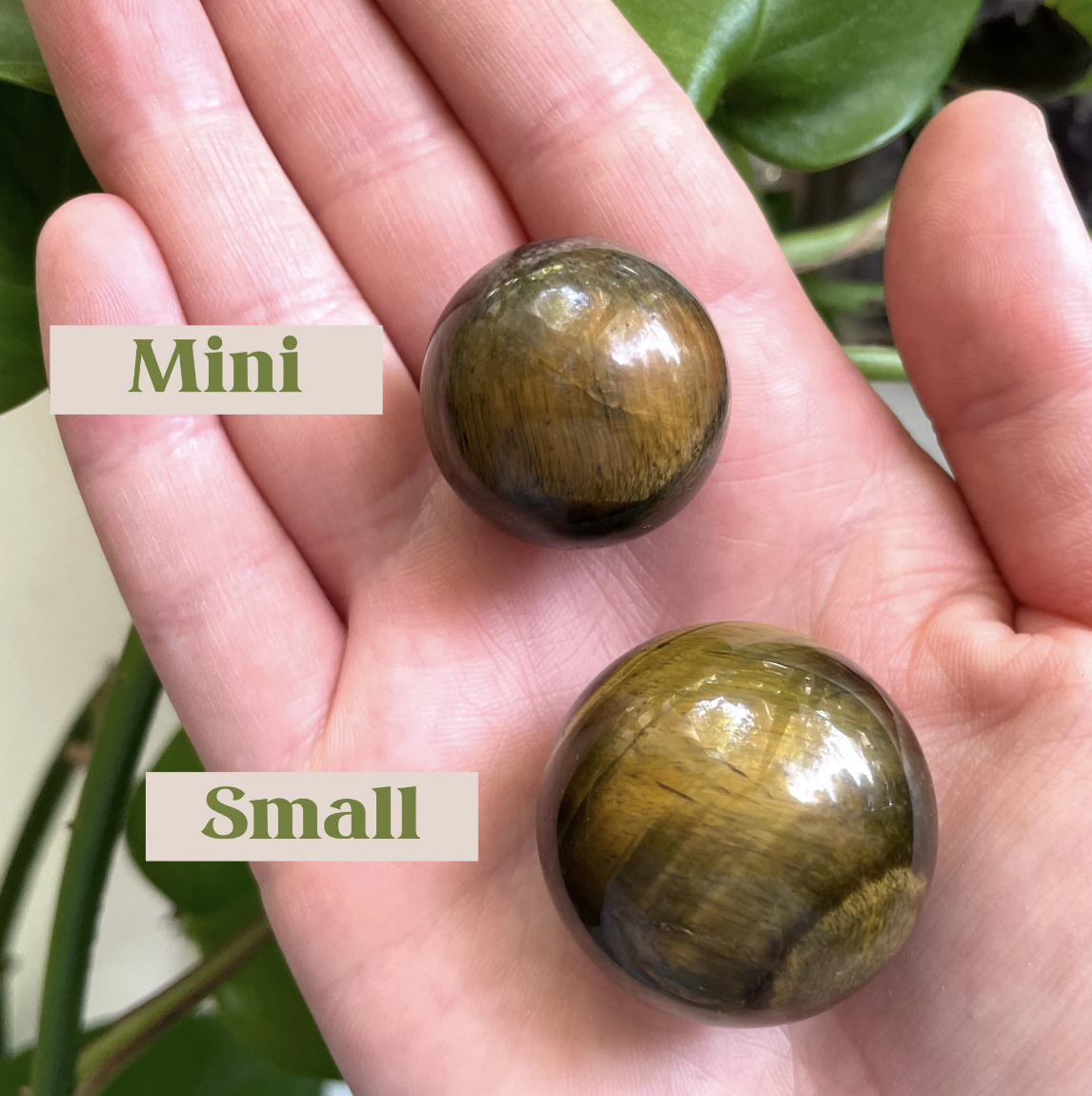 Tigers Eye Mini Sphere