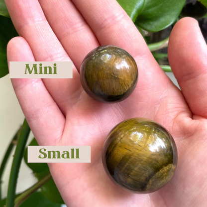 Tigers Eye Mini Sphere