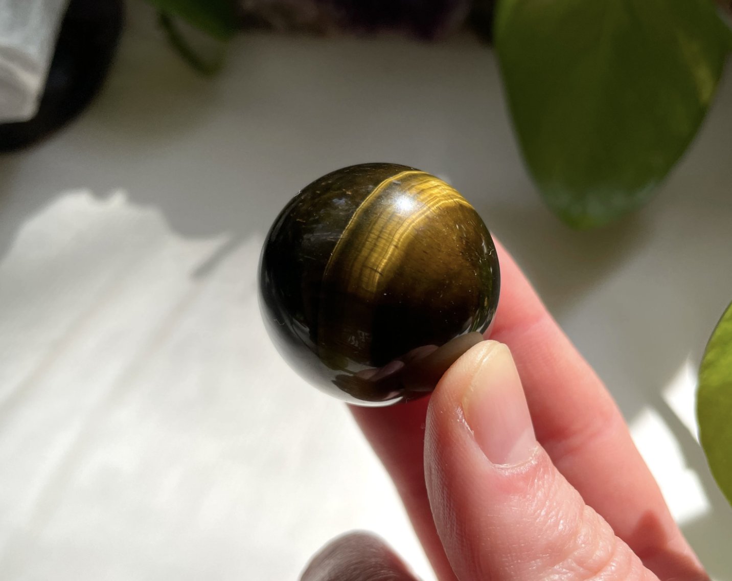 Tigers Eye Mini Sphere