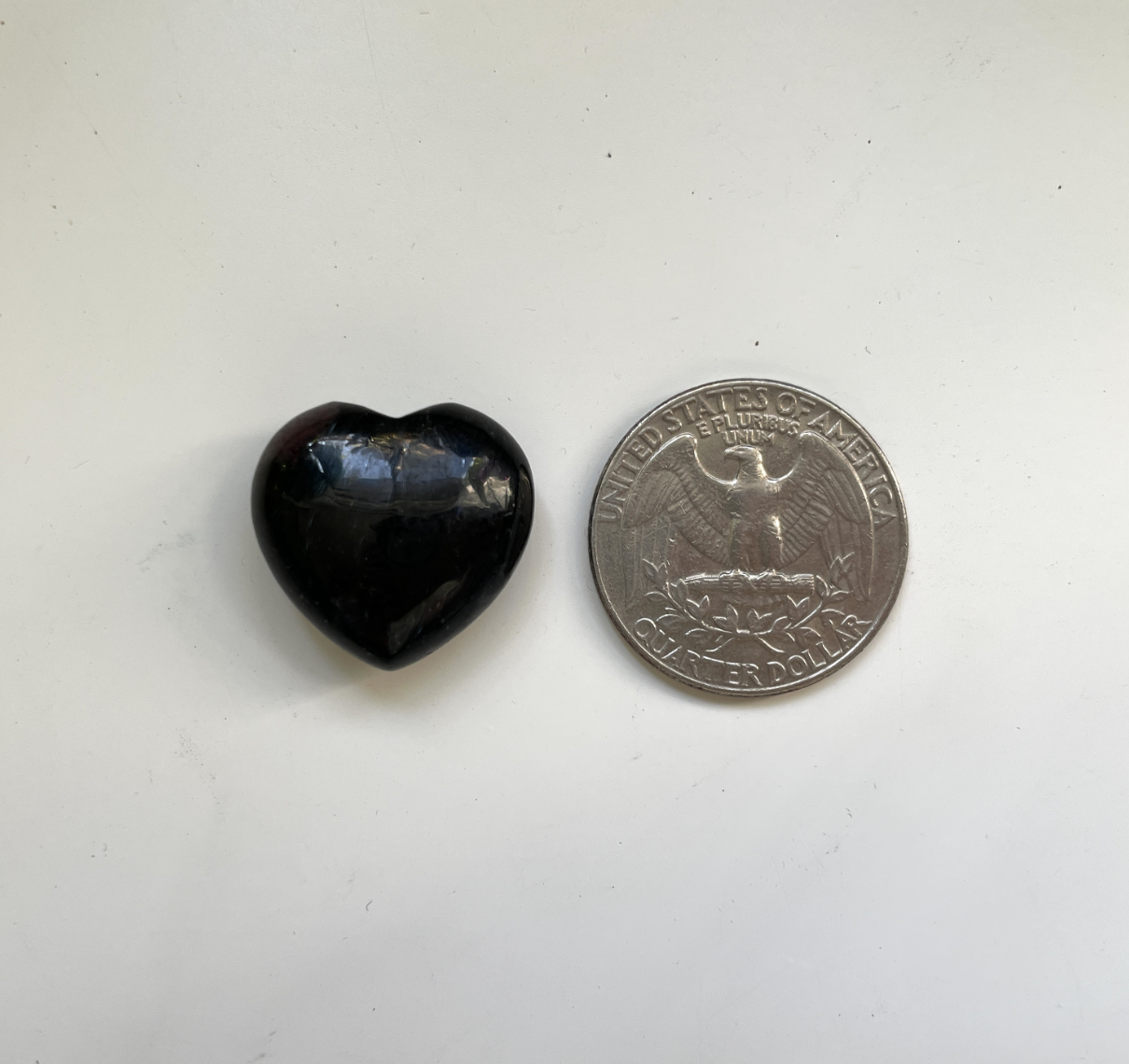 Garnet Astrophyllite Mini Heart