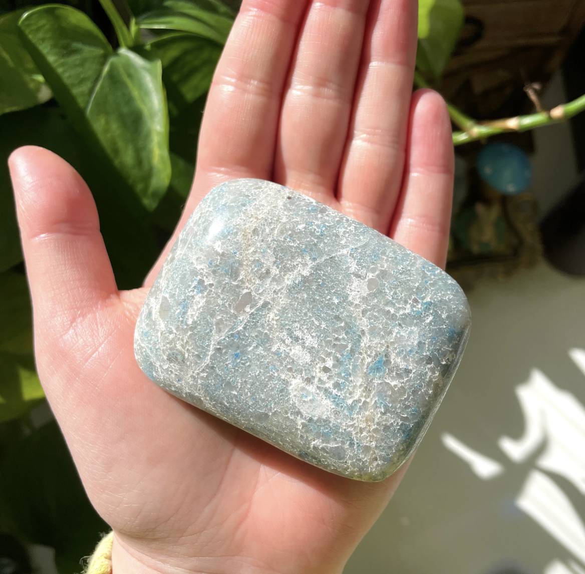 Trolleite Rectangle Palm Stone