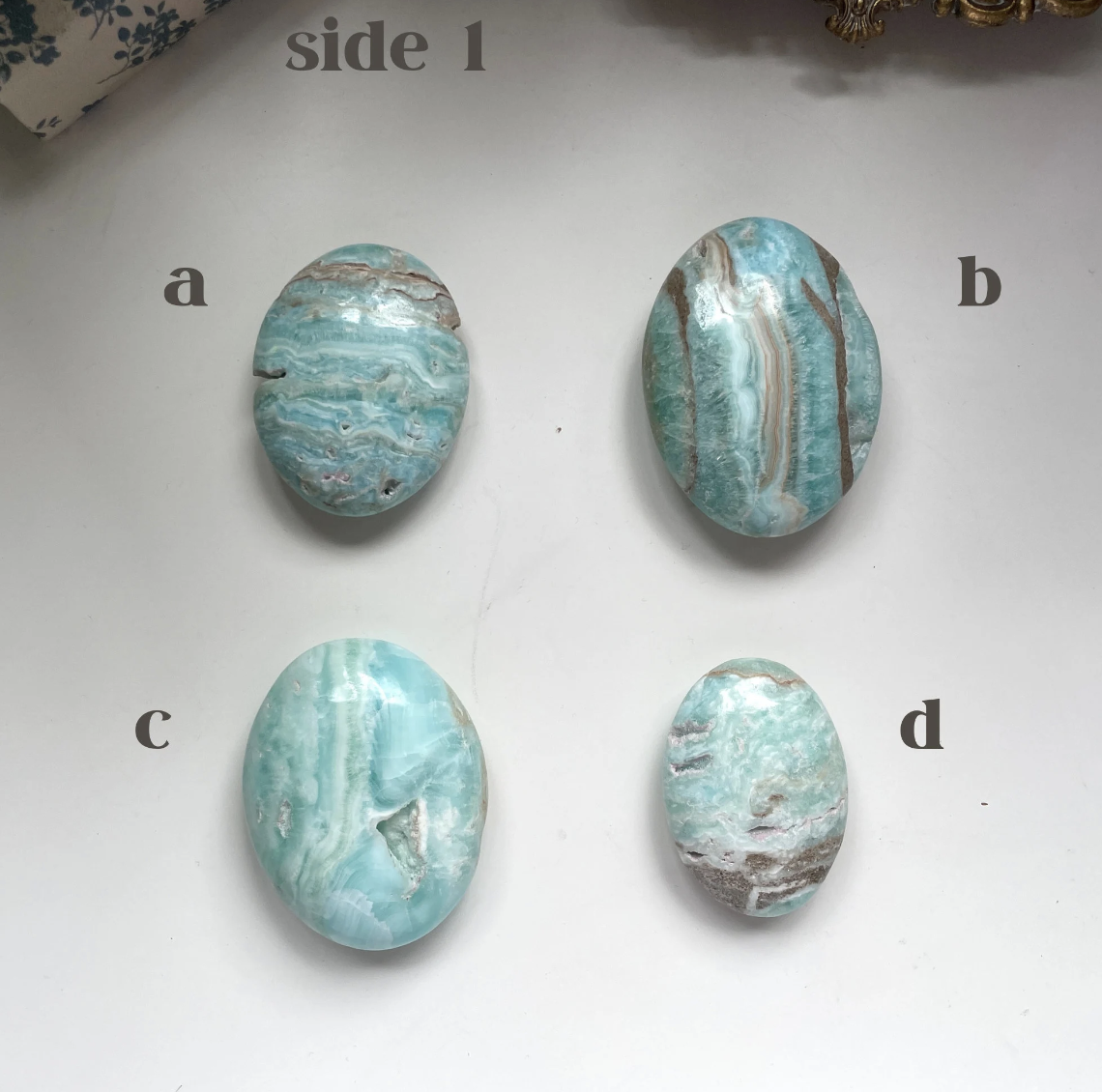 Blue Aragonite Palm