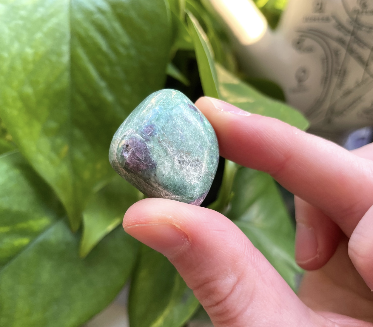 Ruby in Fuchsite Tumble