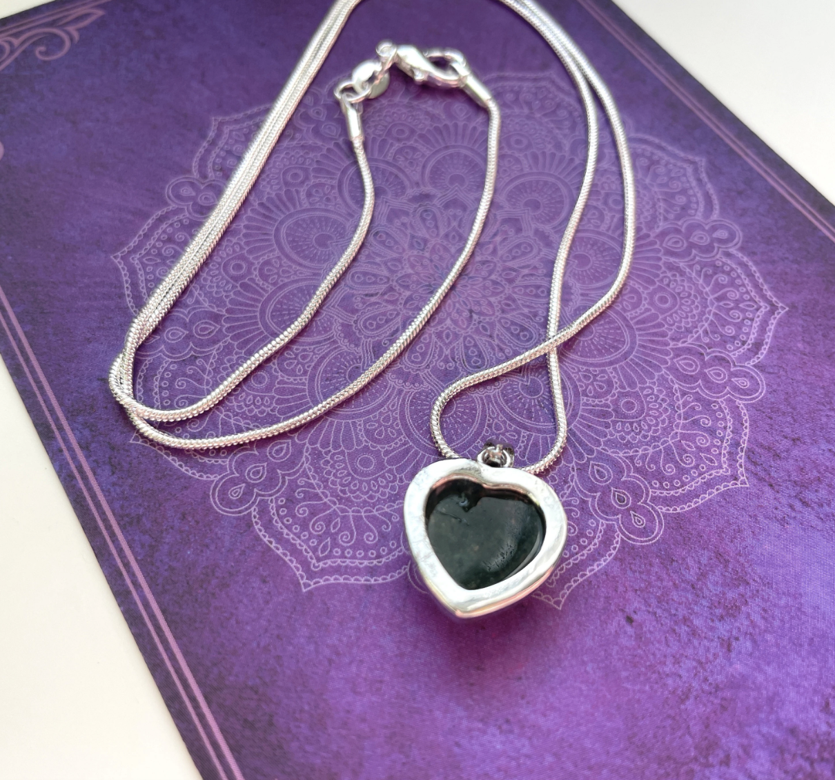 Green Aventurine Heart Necklace