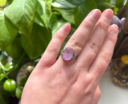 Kunzite Statement Ring