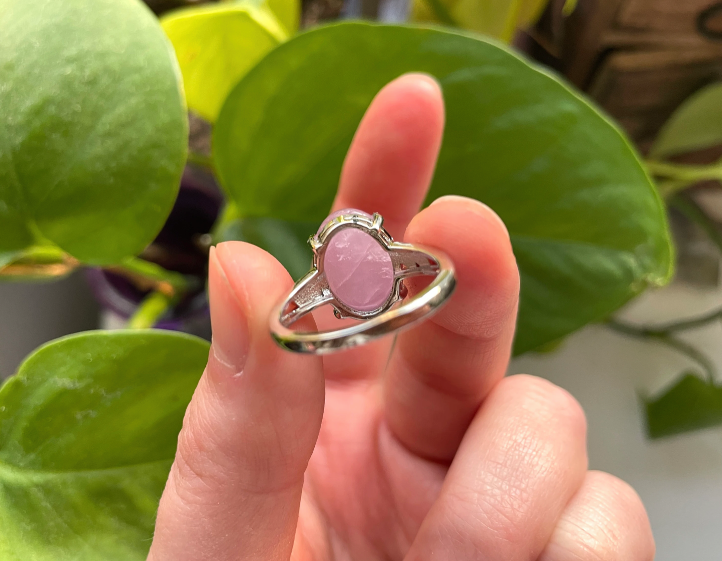 Kunzite Statement Ring