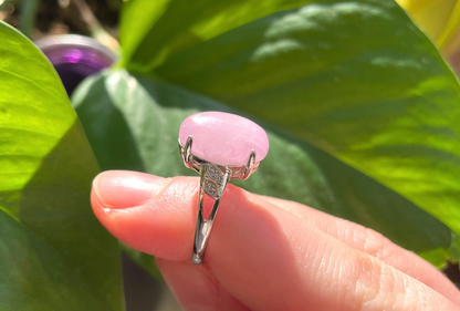 Kunzite Statement Ring