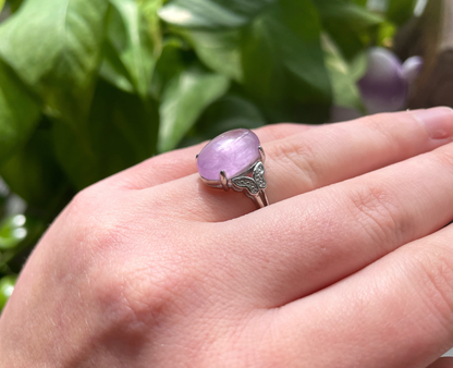 Kunzite Statement Ring