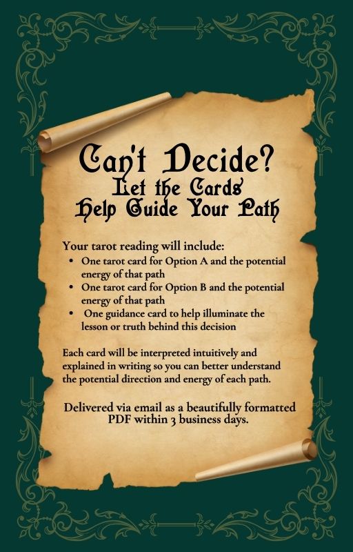 Crossroads Tarot Reading (Written PDF Reading)