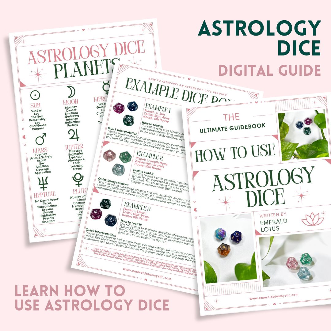 Astrology Dice Digital Guidebook