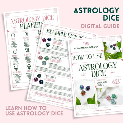 Astrology Dice Digital Guidebook