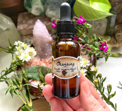 Cleansing Ritual Oil (made by emerald lotus)