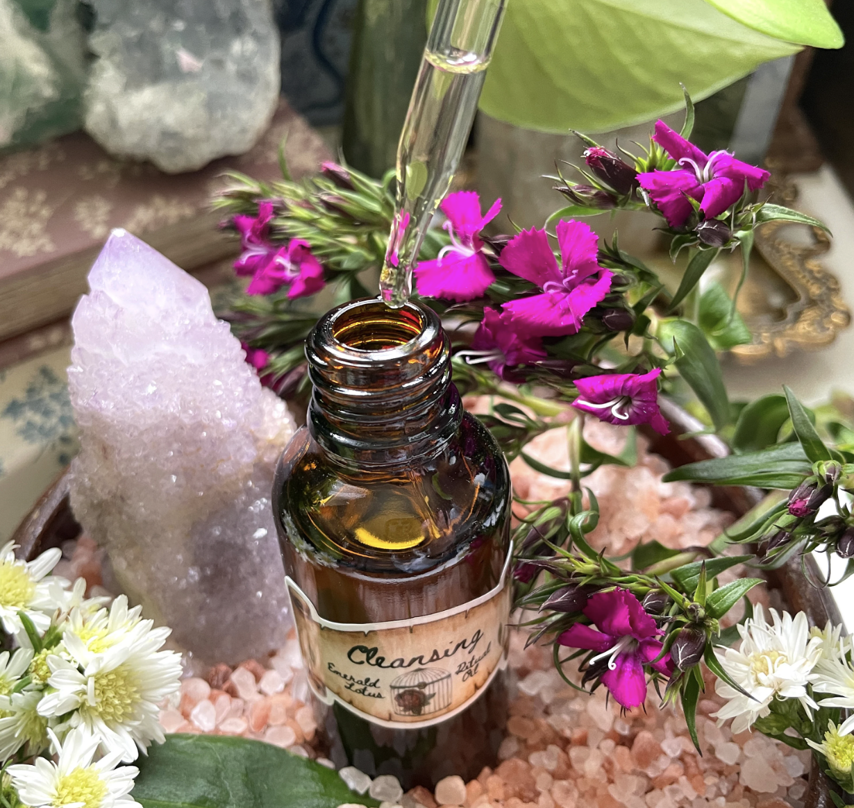 Cleansing Ritual Oil (made by emerald lotus)