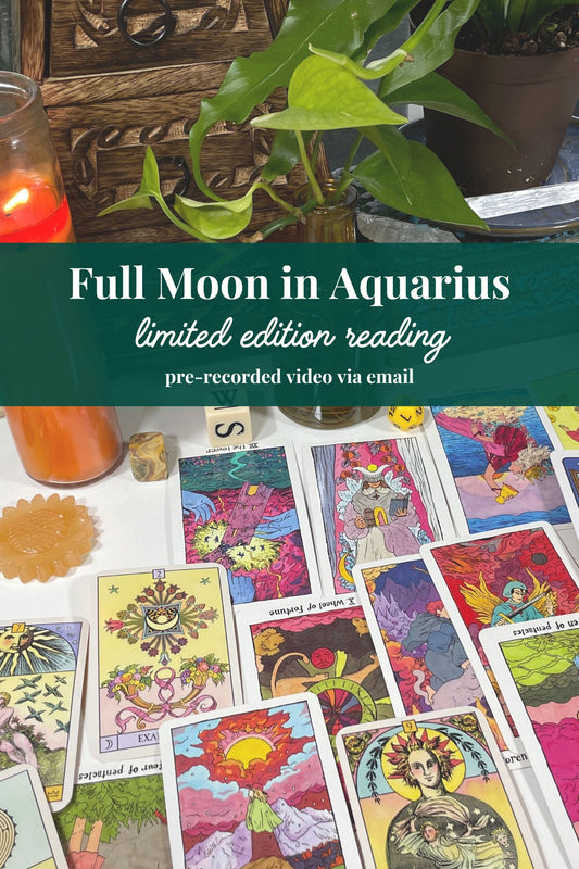 NEW: Full Moon Tarot Reading